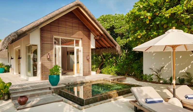Fairmont Maldives Sirru Fen Fushi-BEACH SUNRISE VILLA EXTERIOR_15634
